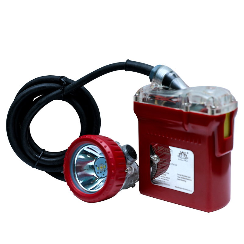 K5-D マイニングキャップランプ マルーン色